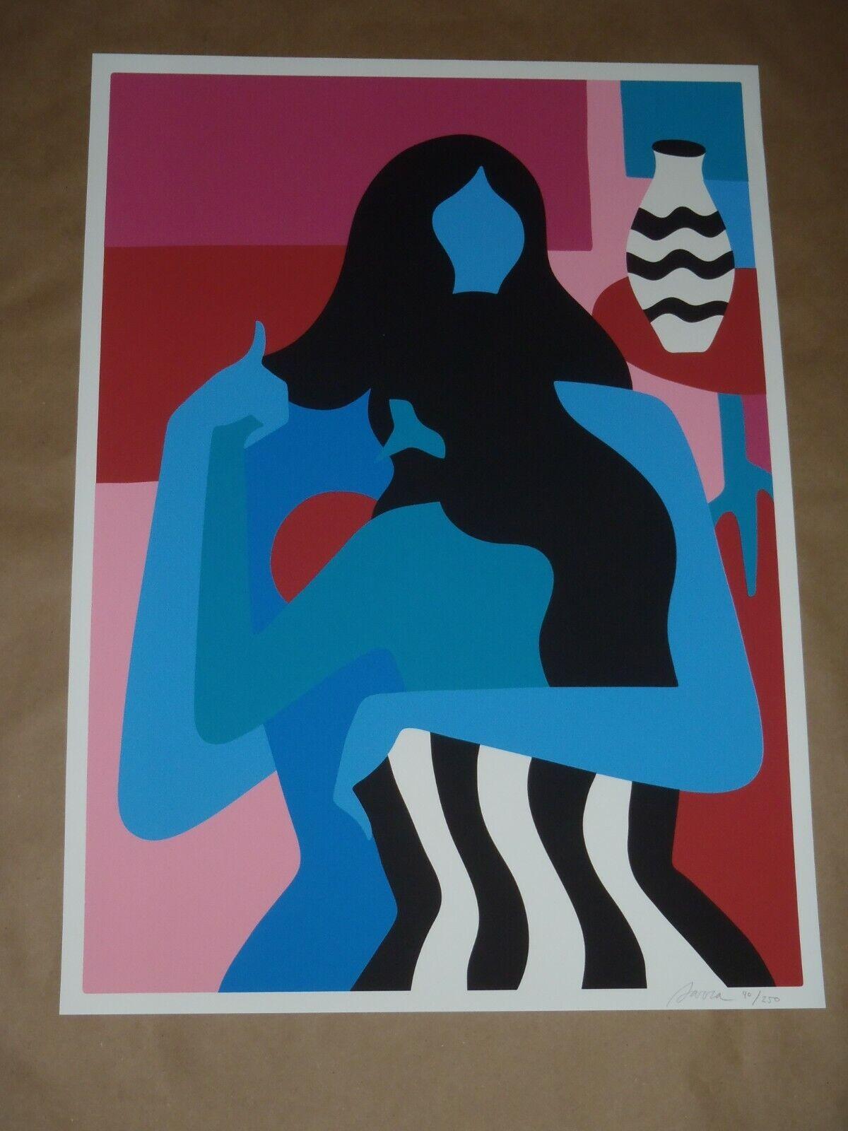 Piet Parra  Figurative Print - Safety Dance Signed and Numbered Print Modern Figurative Art