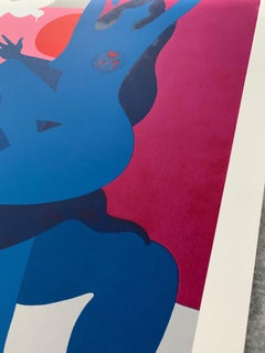 Portes coulissantes Impression signée et numérotée Art figuratif moderne