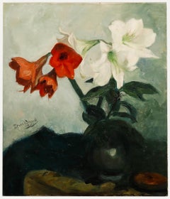 Piet van Wijngaerdt (1873-1964) - Early 20th Century Oil, Amaryllis