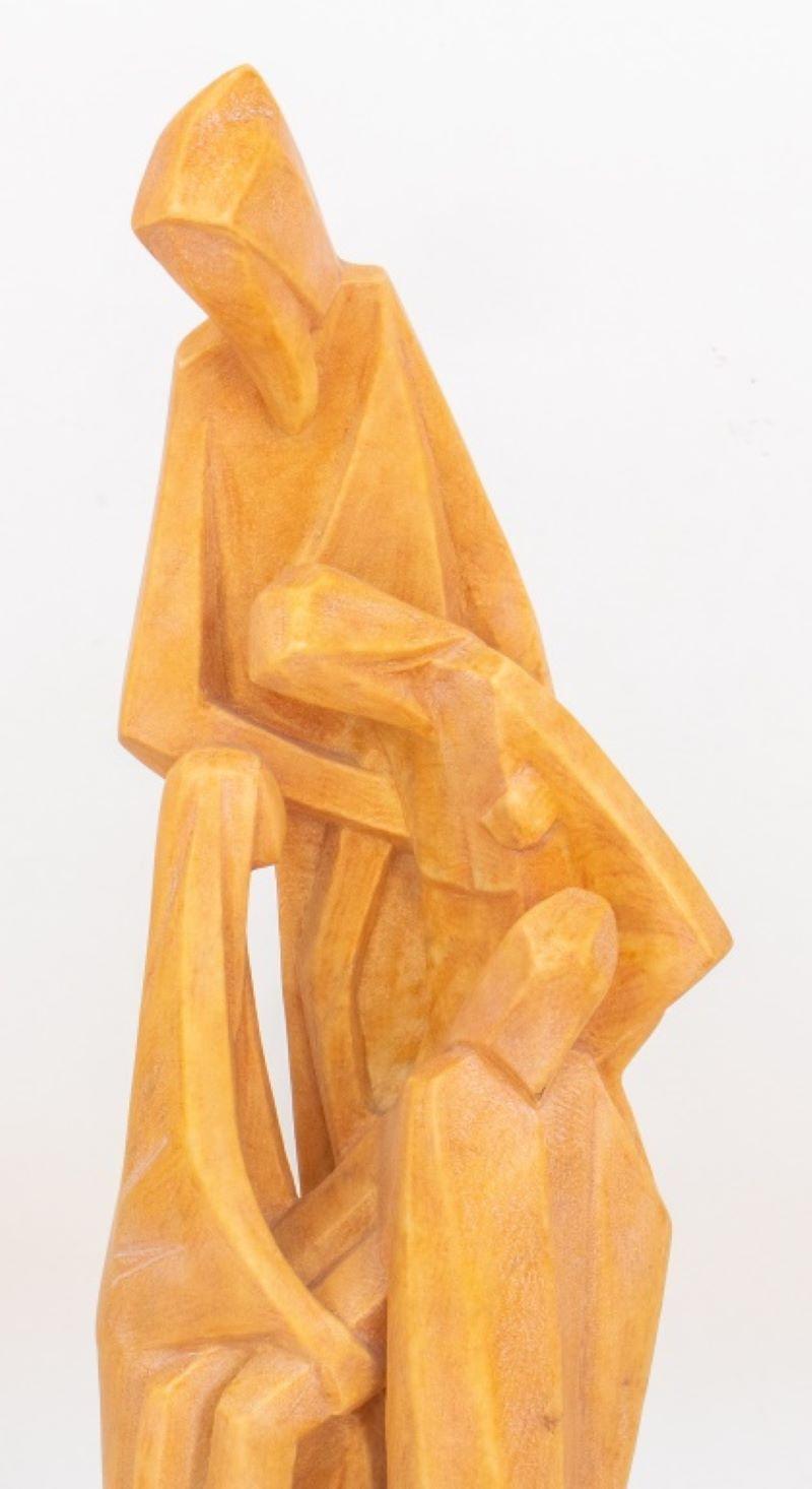 Pieta Carita Fraternita Marble Sculpture For Sale 3