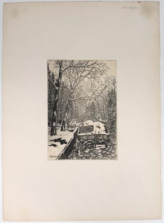 Reguliersracht during winter, Amsterdam