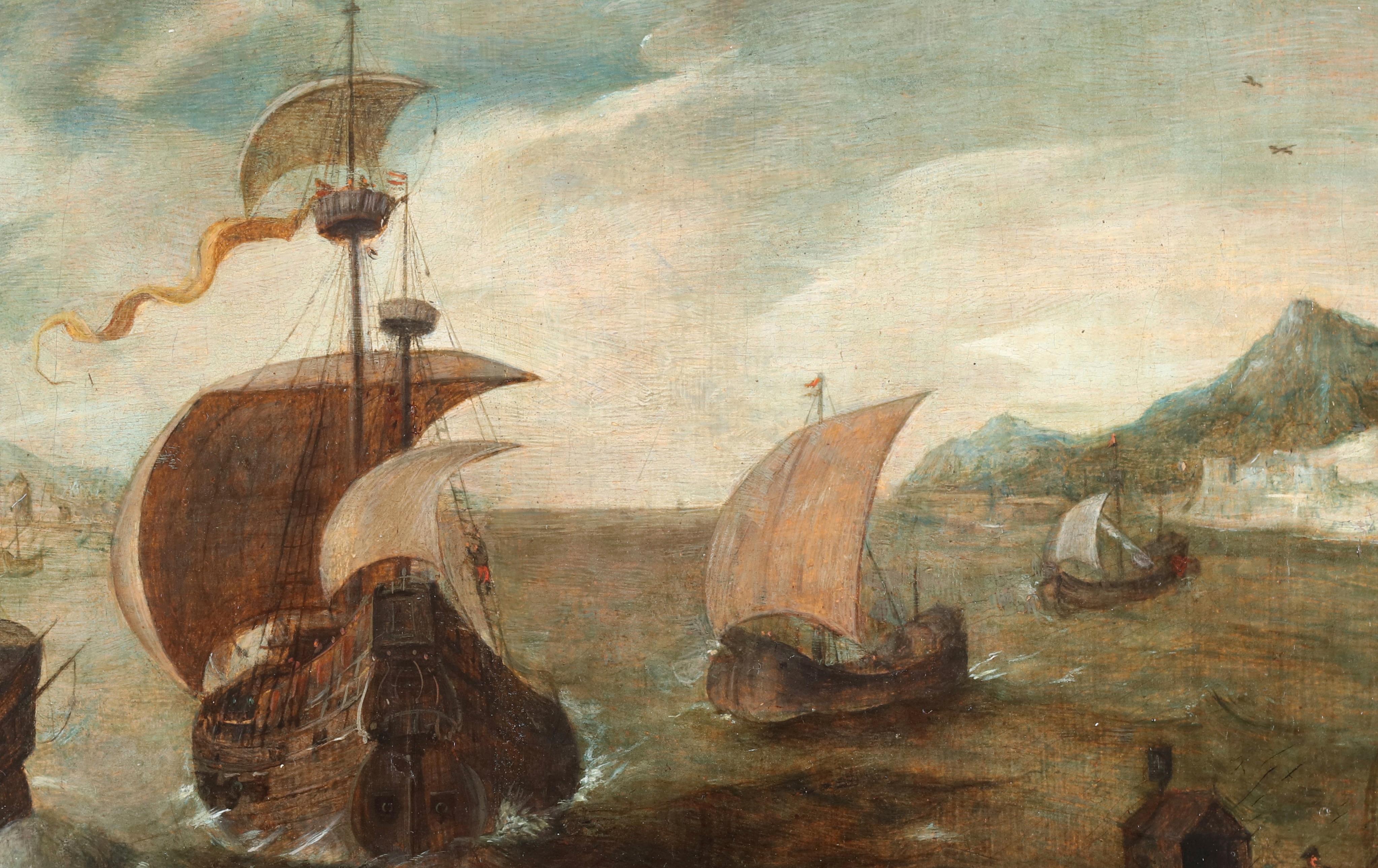 Navi da guerra della costa della cerchia di Pieter Brueghel II 2