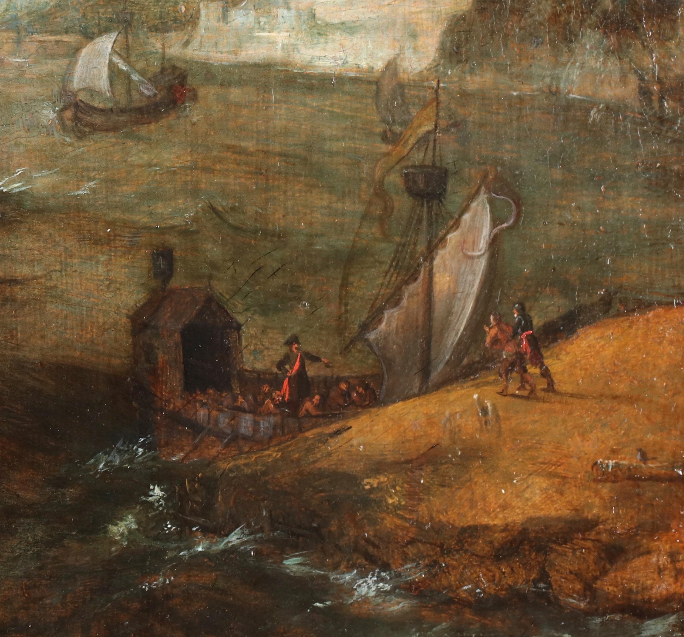 Navi da guerra della costa della cerchia di Pieter Brueghel II 3
