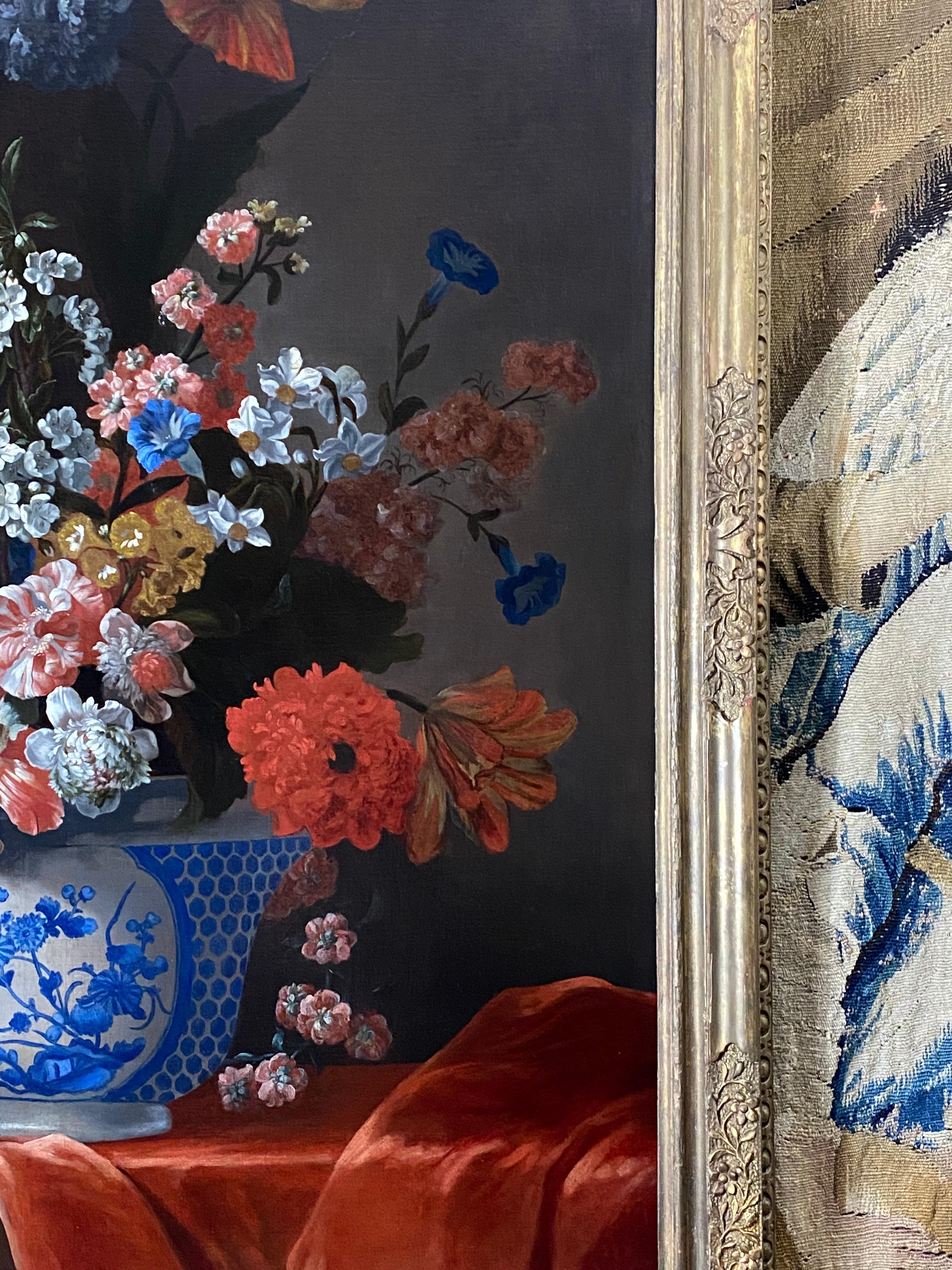 NATURE MORTE FLORALE HOLLANDAISE DU DÉBUT DU 18E SIÈCLE - ATTRIBUÉE À PIETER CASTEELS III (1684-1749)

Belle, monumentale et très décorative nature morte florale hollandaise du début du 18e siècle attribuée à Pieter Casteels (1684-1749).  
Une