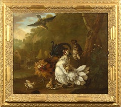 An assembly of farmyard fowl and other birds - Still Life