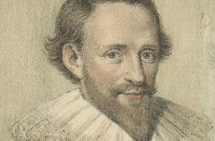 Pieter Corneliszoon Hooft – Dutch Golden Age Poet, 19th-Century Lithograph