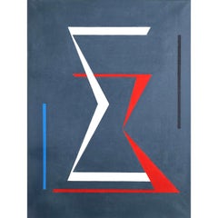 1946 abstract oil painting by Dutch painter Pieter de Haard
