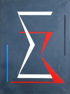 1946 abstract oil painting by Dutch painter Pieter de Haard