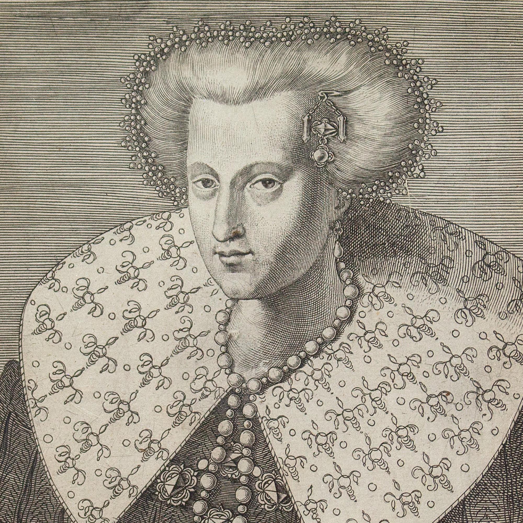 Pieter de Jode the Elder, Anne Of Denmark, Engraving 3