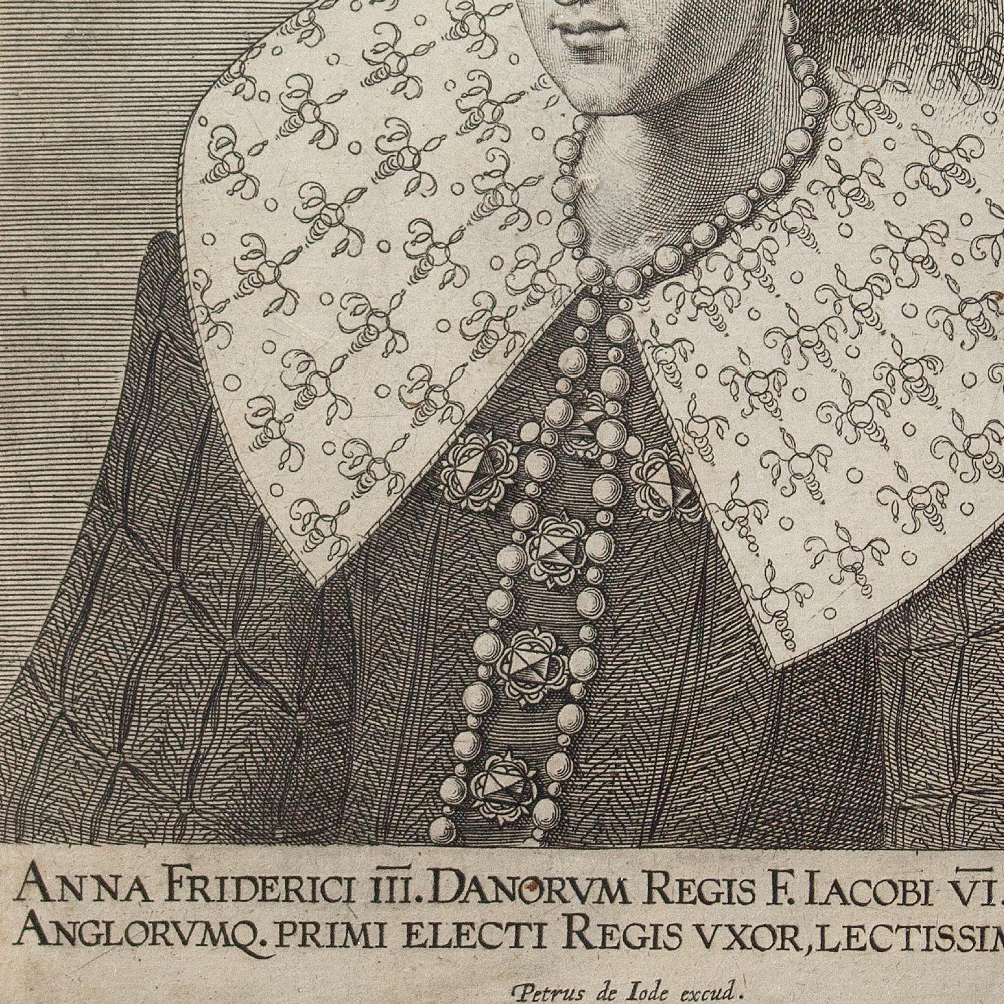 Pieter de Jode the Elder, Anne Of Denmark, Engraving 4