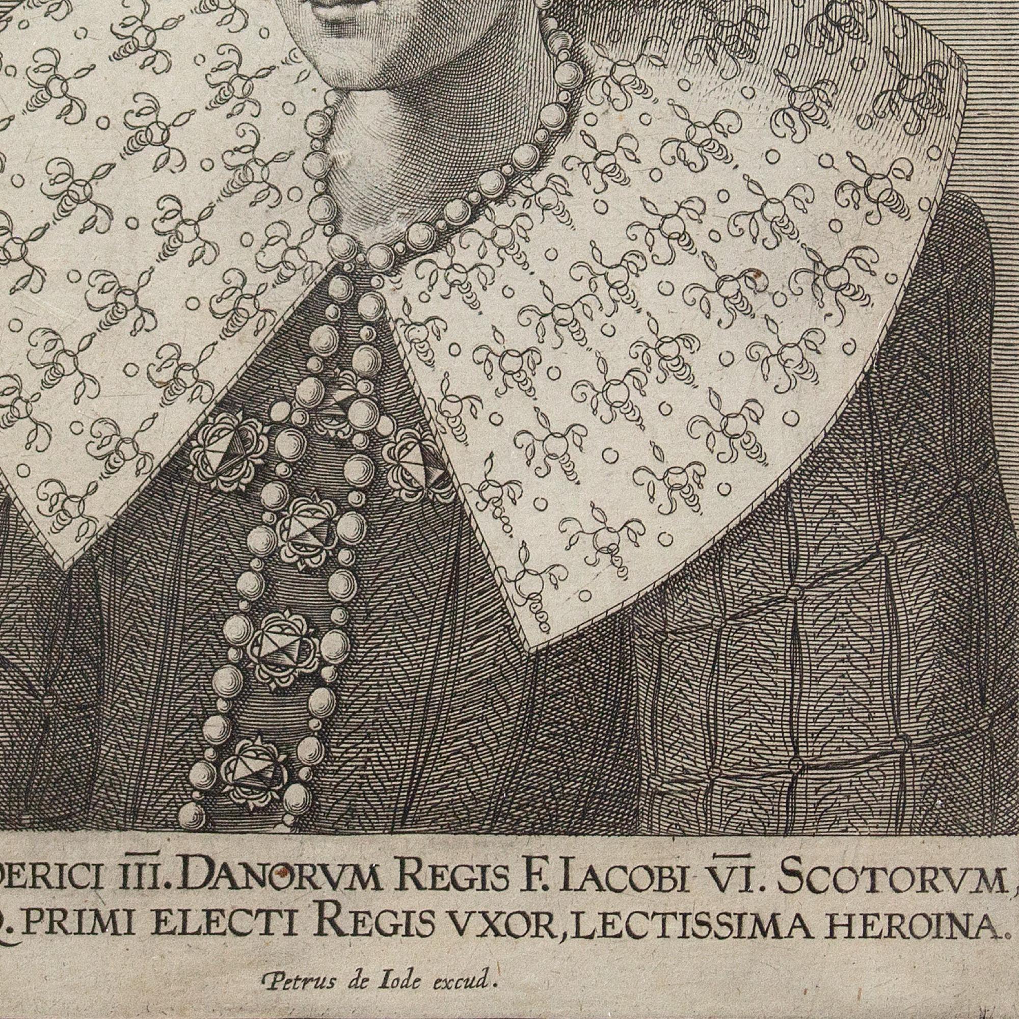 Pieter de Jode the Elder, Anne Of Denmark, Engraving 5