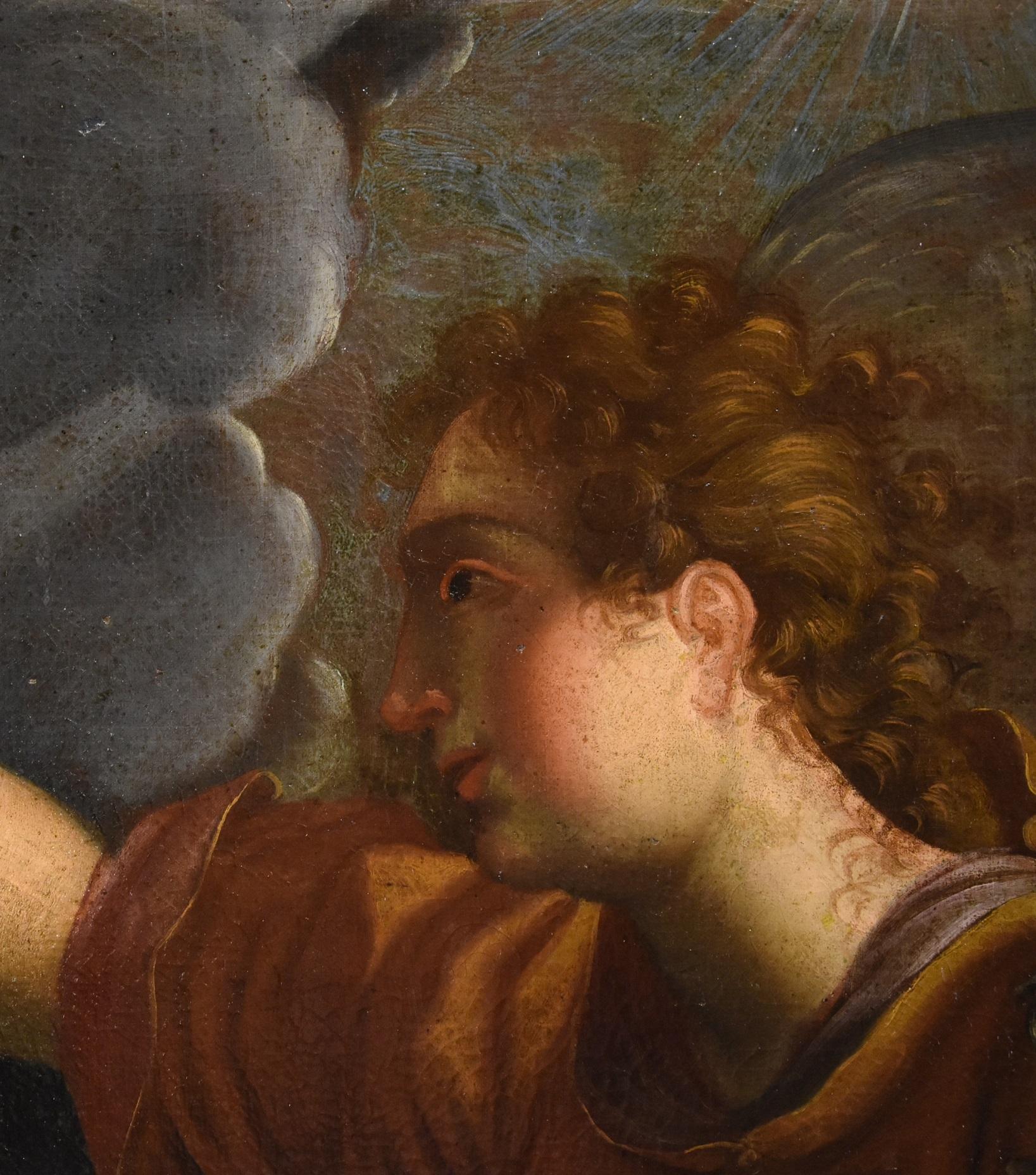 Annunciation De Witte Paint Oil on canvas Old master 17th Century Flemish Art For Sale 2