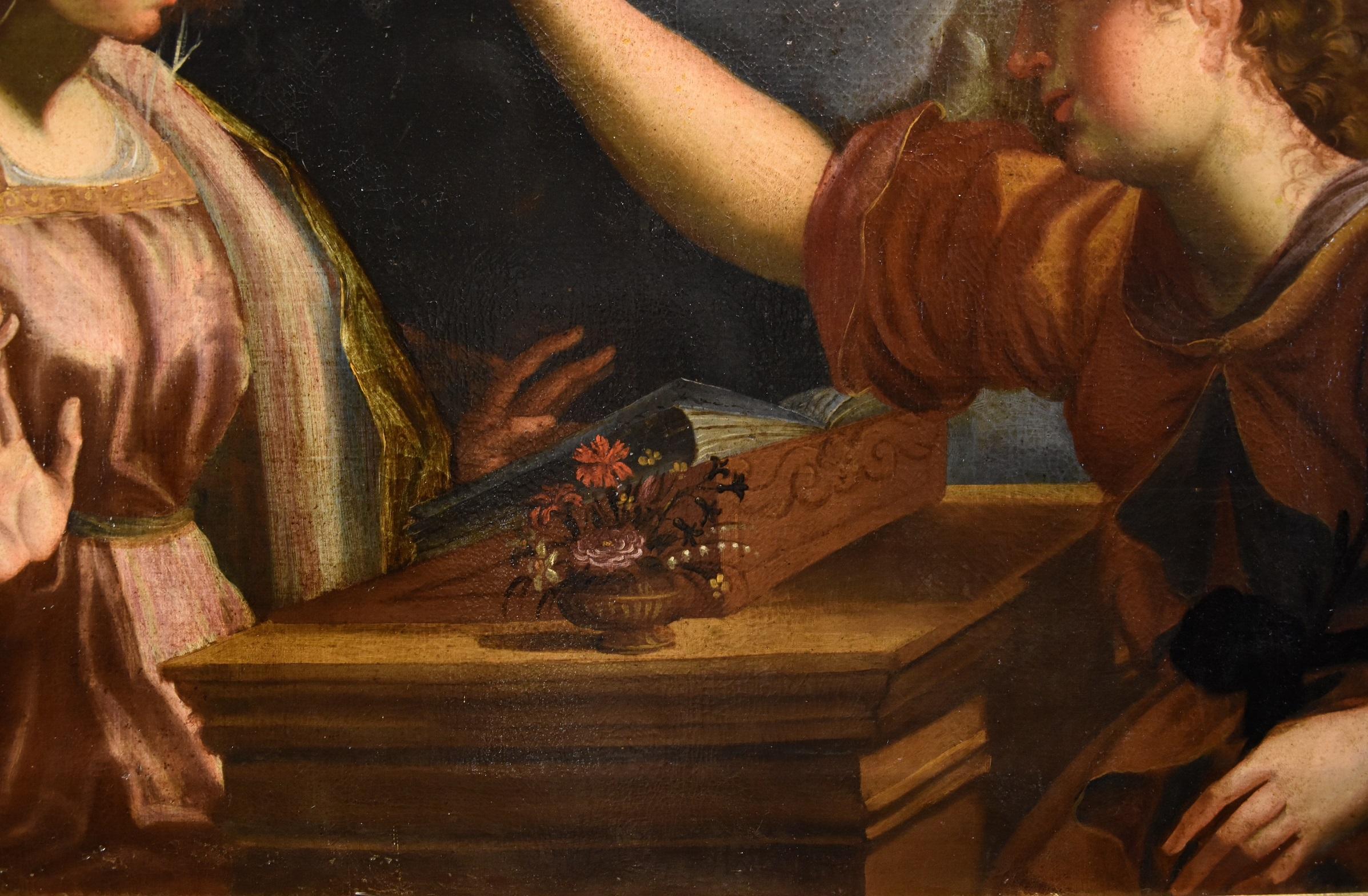 Annunciation De Witte Peinture à l'huile sur toile - Art flamand du 17ème siècle  en vente 5
