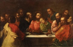 Last Supper De Witte Paint 17th Century Oil on canvas Tuscany school Old master