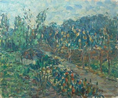 Pieter Fraterman - Orchard - Post-Impressionist Dutch Oil Painting, c. 1950