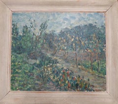 Pieter Fraterman - Orchard - Post-Impressionist Dutch Oil Painting, c. 1950