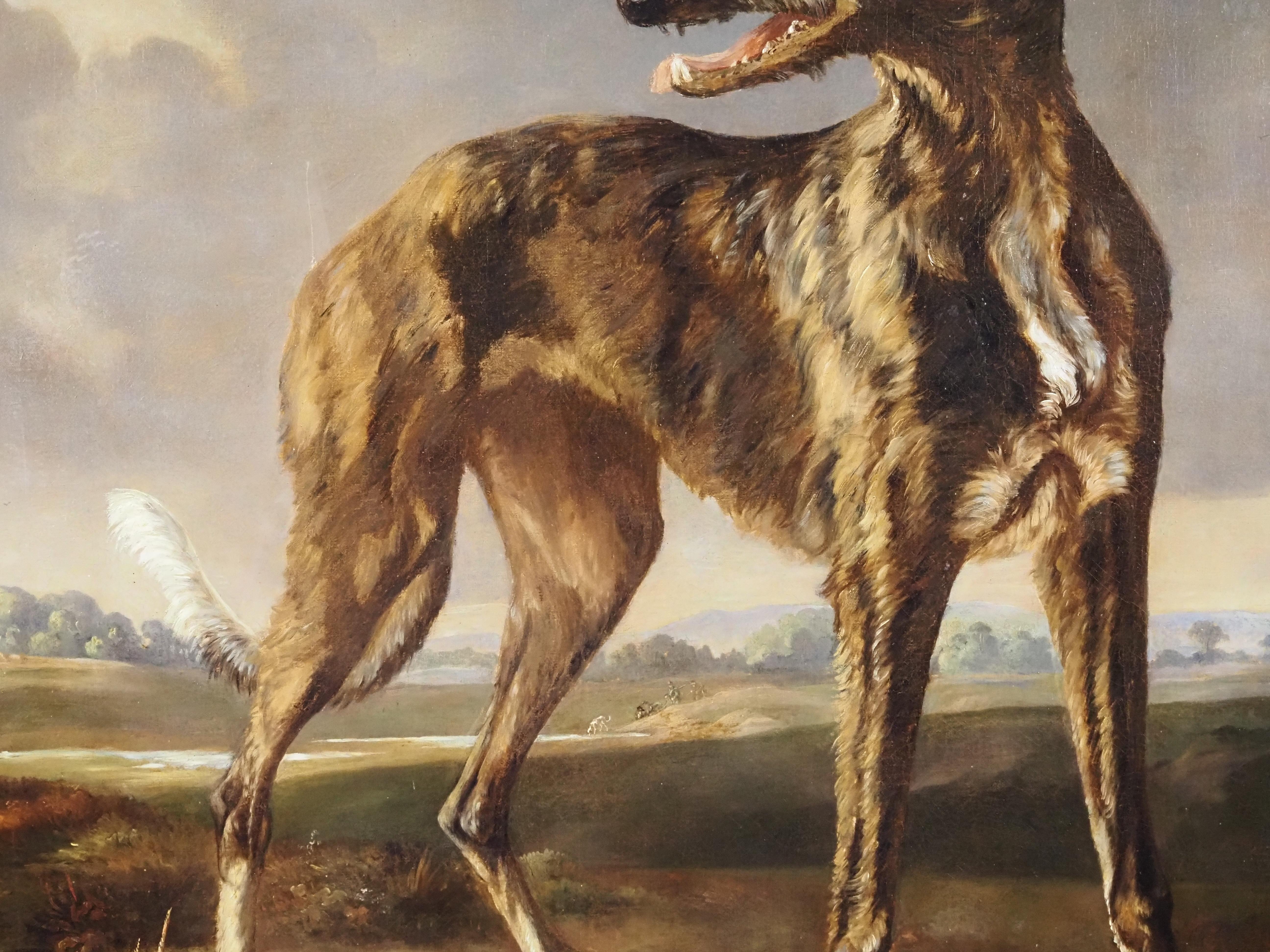 A greyhound in a landscape For Sale 1