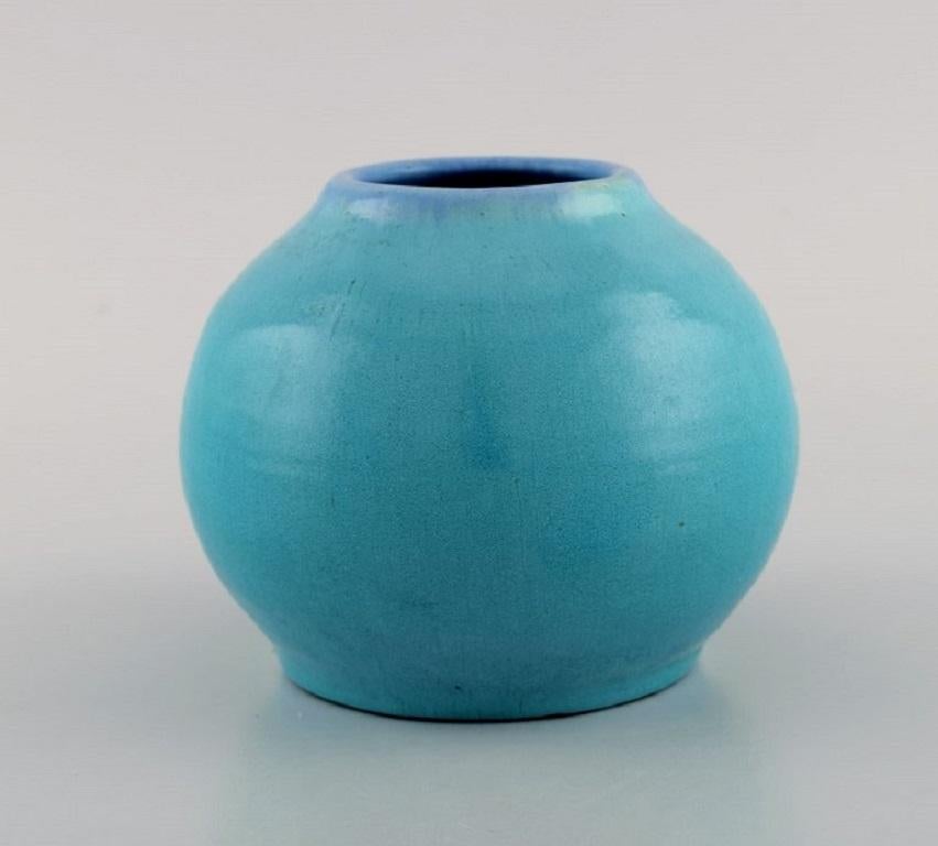 Pieter Groeneveldt , Dutch Ceramicist. Vase in Glazed Ceramics In Excellent Condition In Copenhagen, DK