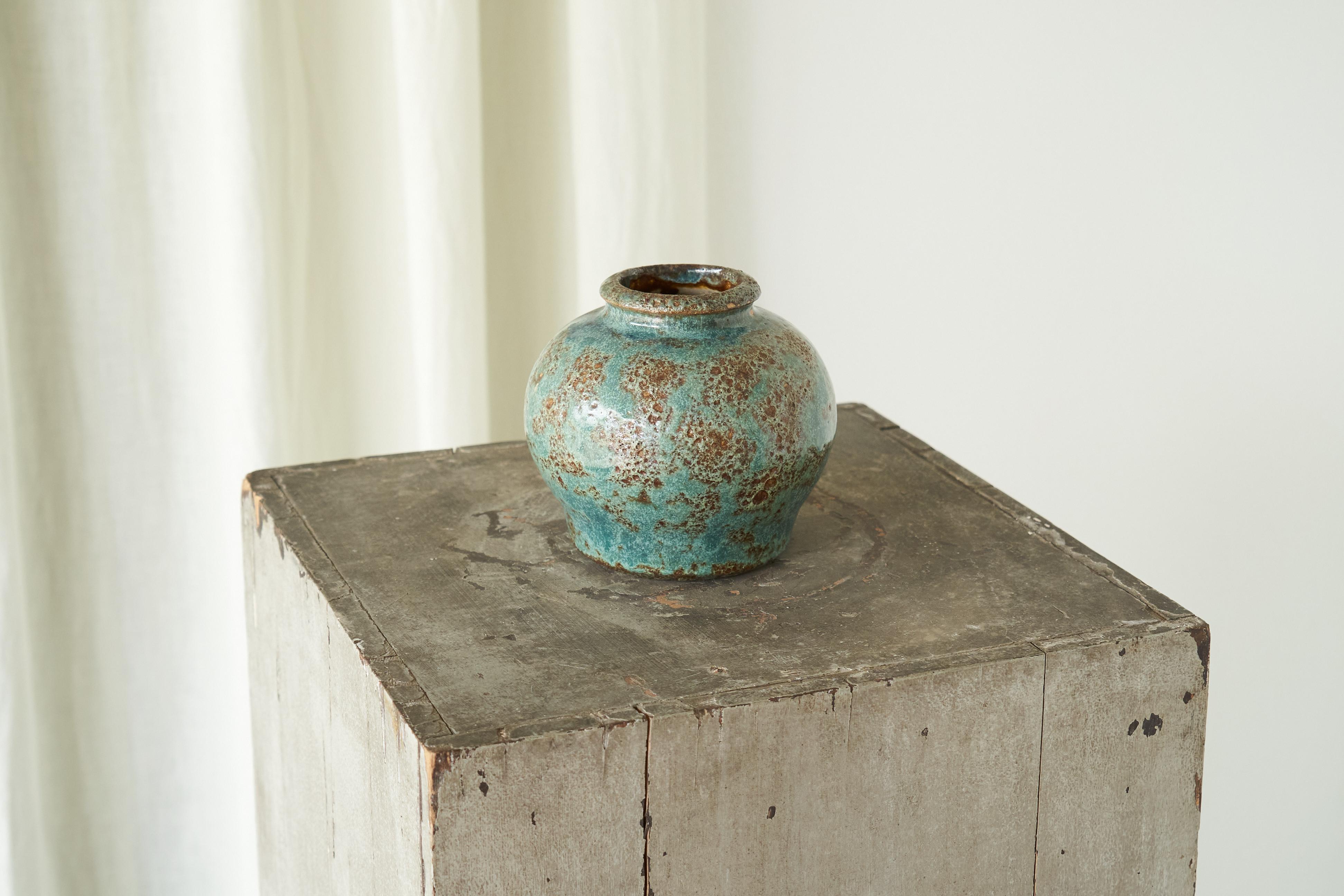 Mid-Century moderno Vaso in Studio Pottery Pieter Groeneveldt Paesi Bassi anni '40 in vendita