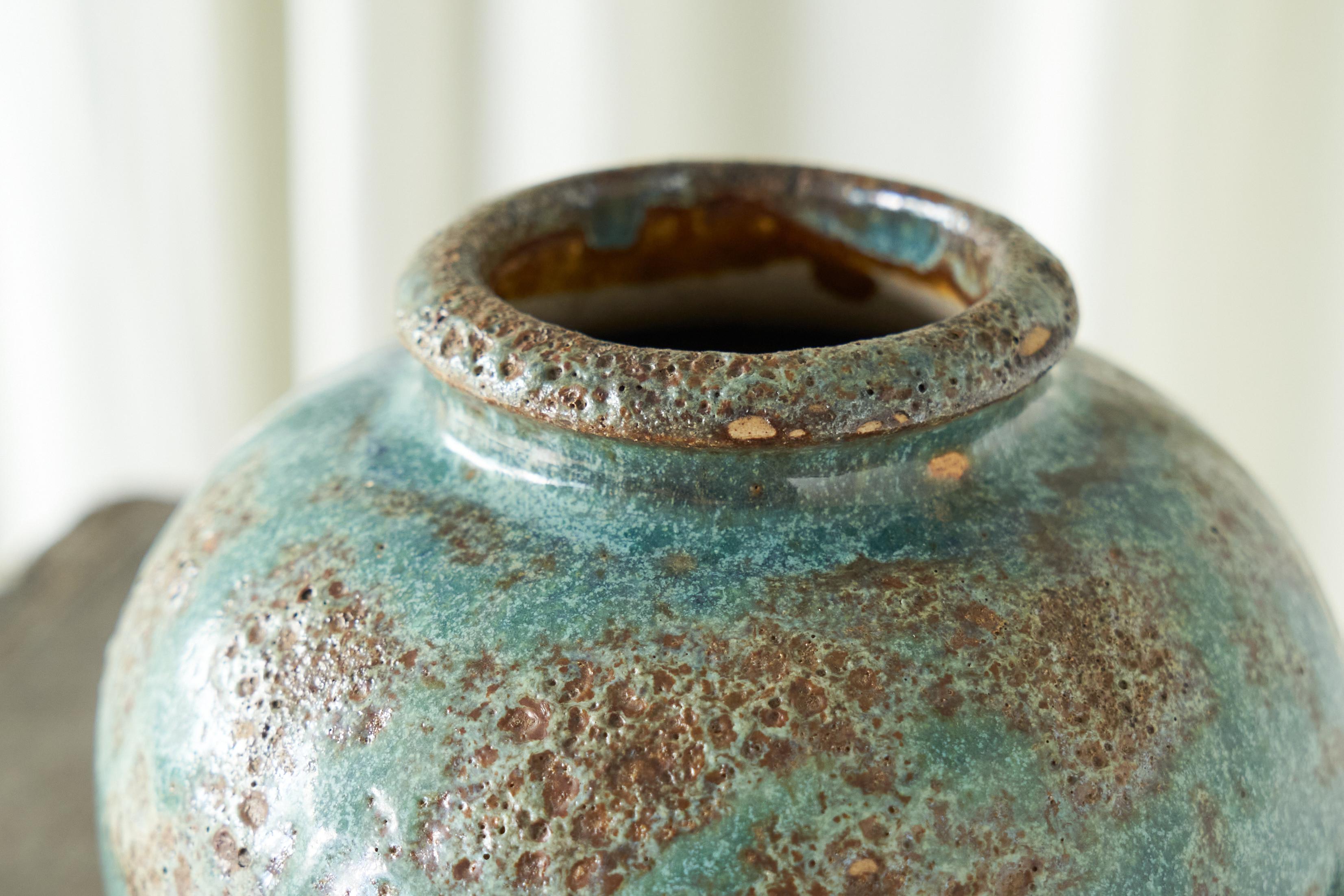 Fatto a mano Vaso in Studio Pottery Pieter Groeneveldt Paesi Bassi anni '40 in vendita