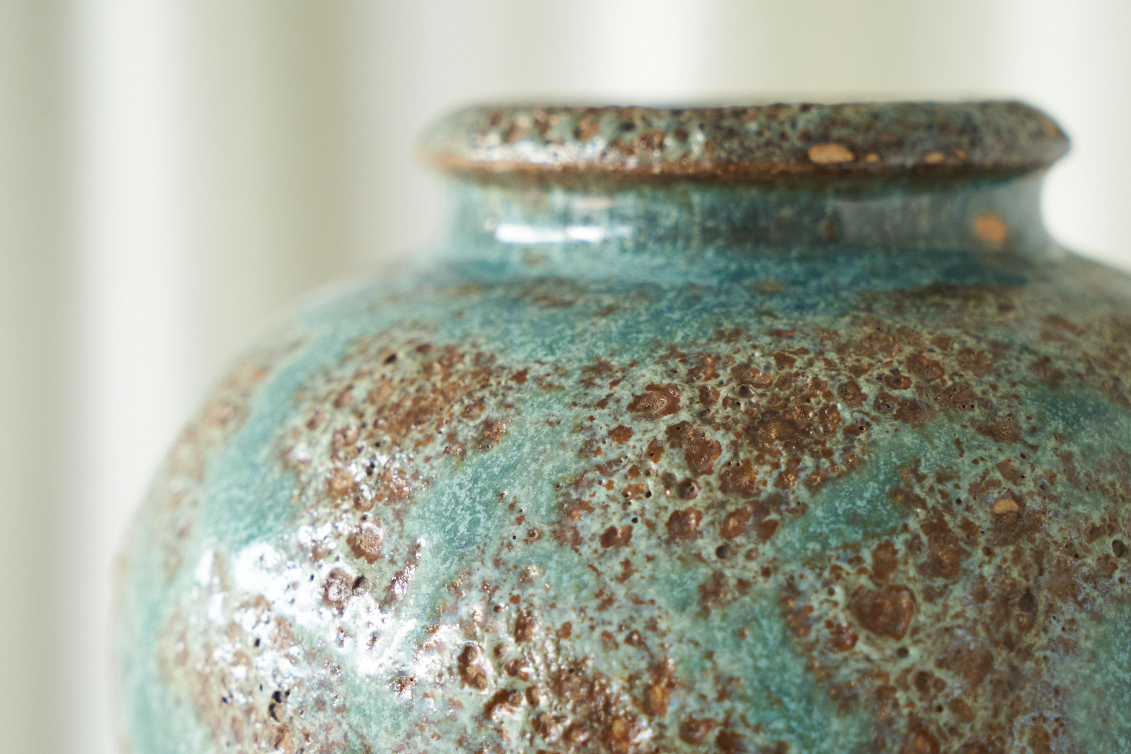 Vaso in Studio Pottery Pieter Groeneveldt Paesi Bassi anni '40 In condizioni buone in vendita a Meer, VAN