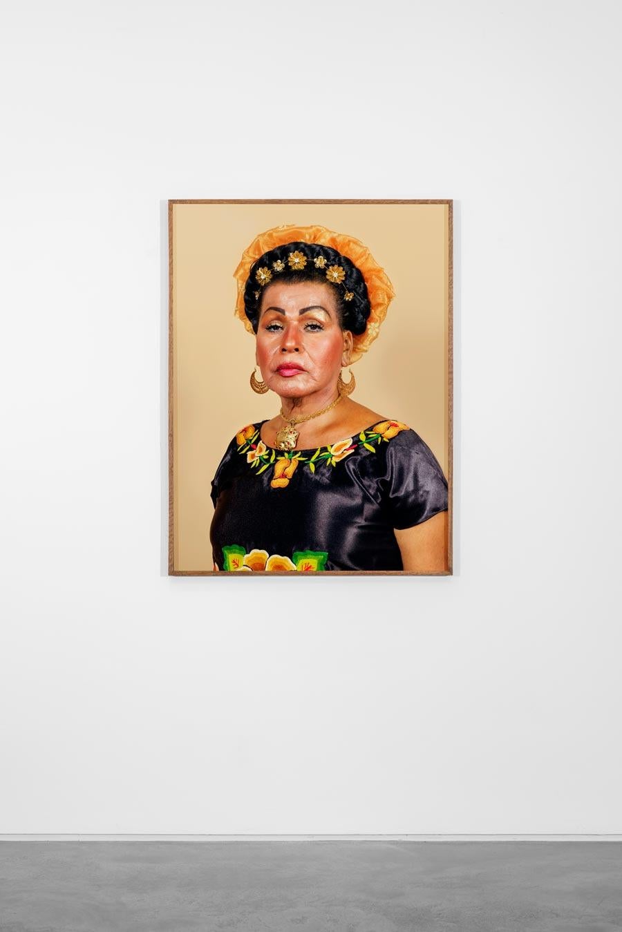 Muxe Portrait #3, Junchitán de Zaragoza - Pieter Hugo (Colour Photography)
Signed on reverse
Archival pigment print
-43 1/4 x 32 1/4 inches: $24,000
From an edition of 7 + 2 APs

Pieter Hugo (born 1976) is a South African artist who, through his