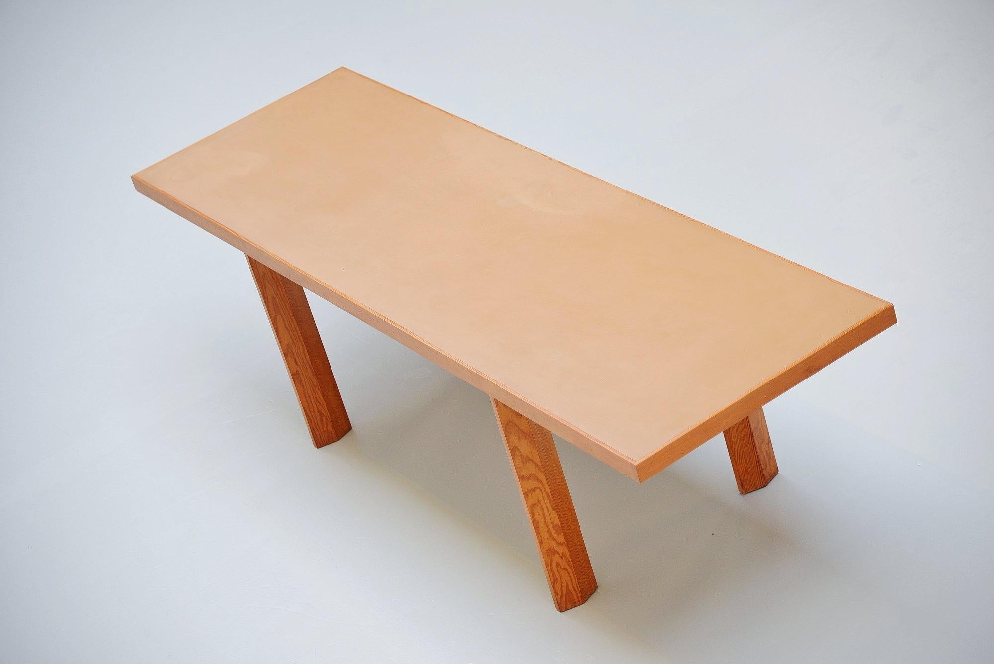 Pieter Maris Architectural Table, Holland, 1960 In Good Condition In Roosendaal, Noord Brabant