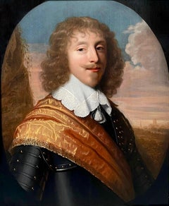 17th century Dutch Old Master Portrait of Captain Pieter Pauw 