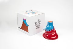 PIET PARRA The Upside Down Face Vase Hand Painted Limited Edition Flower Vase
