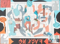 Pieter Schoolwerth "Fóllame #00" Técnica mixta, 2017