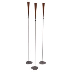 Pieter Spruyt handmade Brass 3 Brutalist Torchères