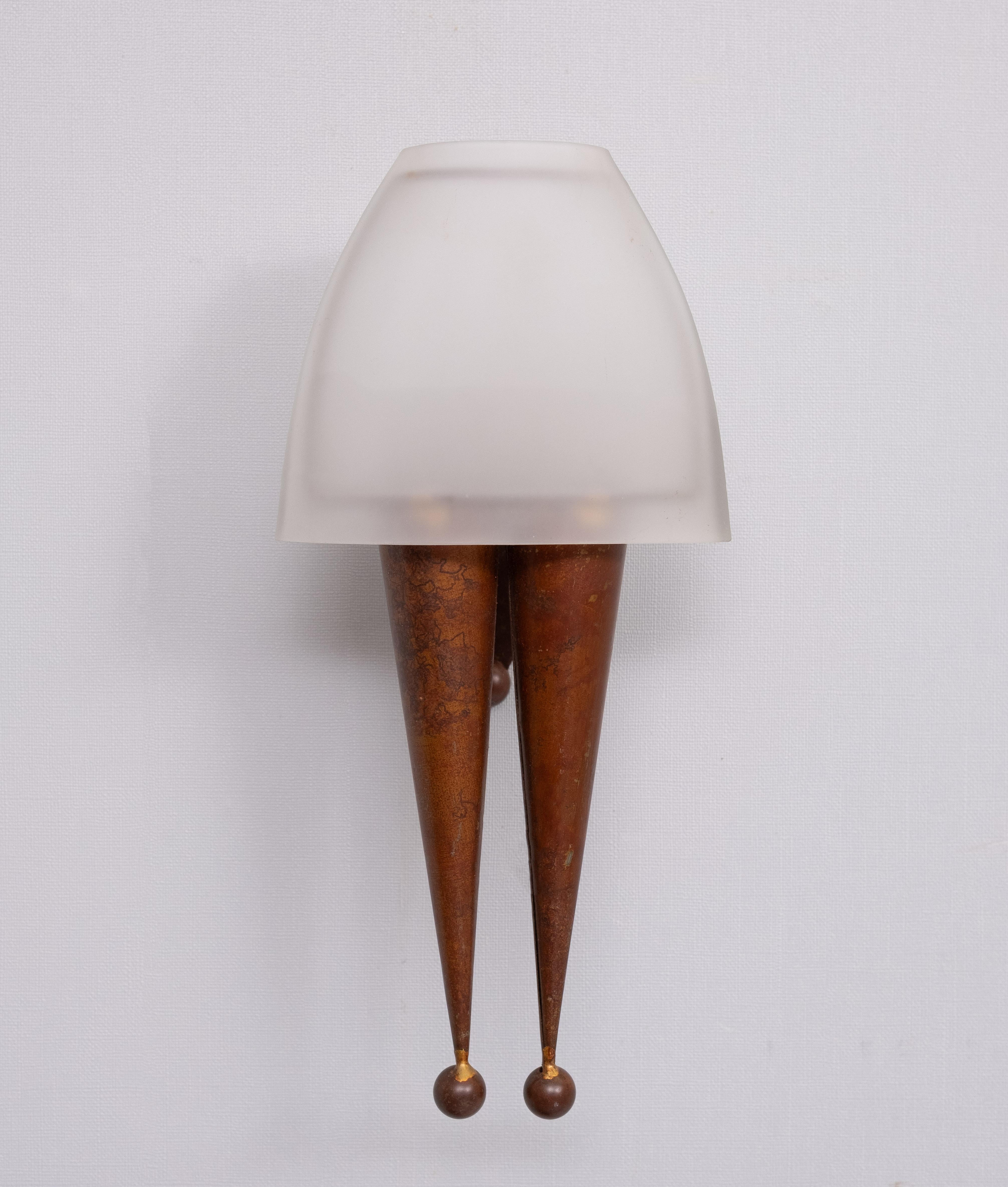 Pieter Spruyt   Candelabros de latón hechos a mano Años 80 Holandés en venta