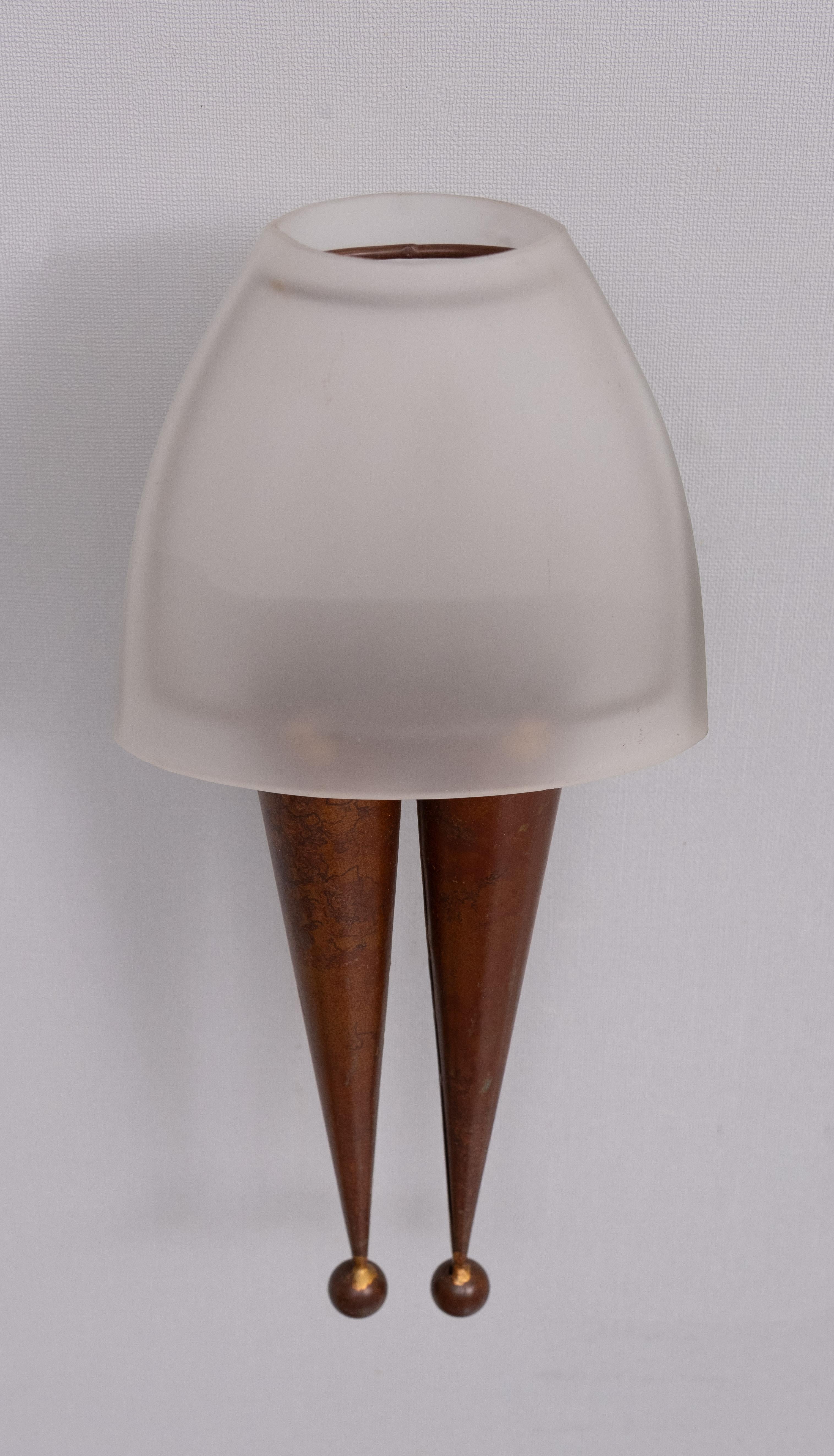 Pieter Spruyt   Candelabros de latón hechos a mano Años 80 en Bueno estado para la venta en Den Haag, NL