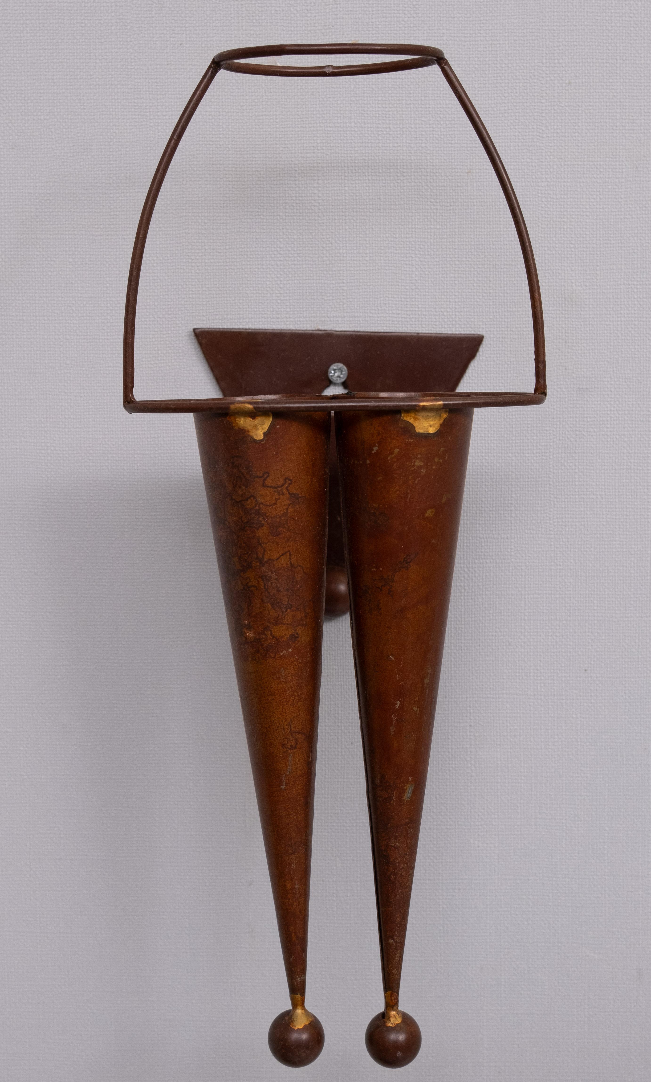 Pieter Spruyt   Candelabros de latón hechos a mano Años 80 finales del siglo XX en venta