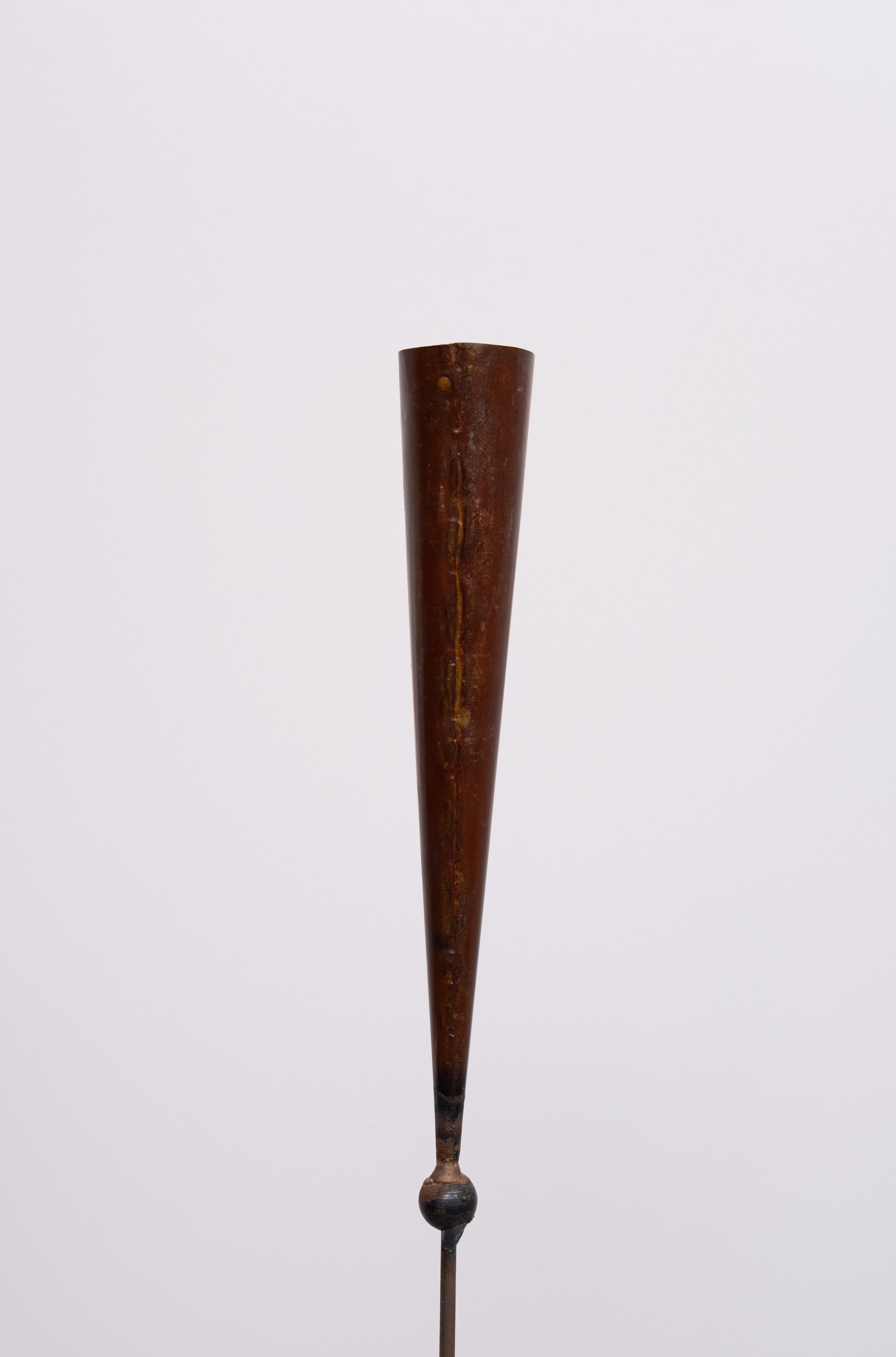 Pieter Spruyt   Candelabros de latón hechos a mano Años 80 en venta 2