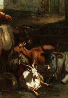 Van Bloemen Landschaft Rom, Gemälde 17/18. Jahrhundert, Öl auf Leinwand, Alter Meister, Italien