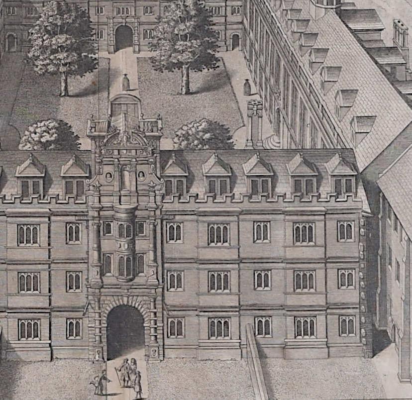 David Loggan (1634 - 1692)
Clare College, Cambridge
Engraving
36 x 42 cm

An eighteenth-century view of Clare College, Cambridge, engraved by David Loggan, the noted engraver, draughtsman, and painter.

Loggan was born to English and Scottish