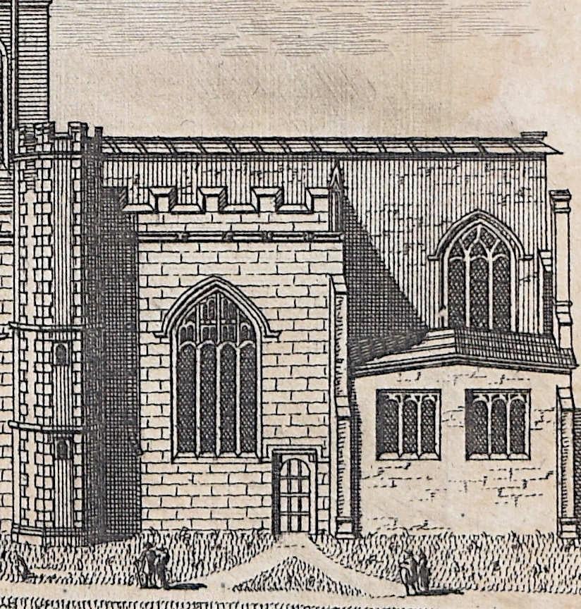 Great St Mary's, Cambridge engraving Pieter van der Aa after David Loggan For Sale 1