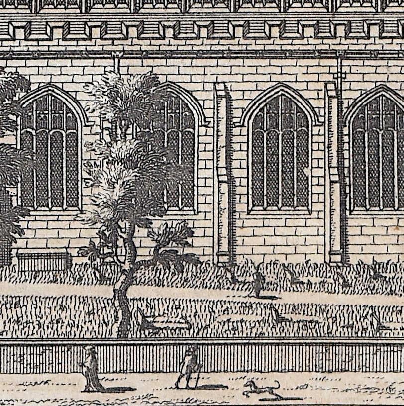 Great St Mary's, Cambridge engraving Pieter van der Aa after David Loggan For Sale 2