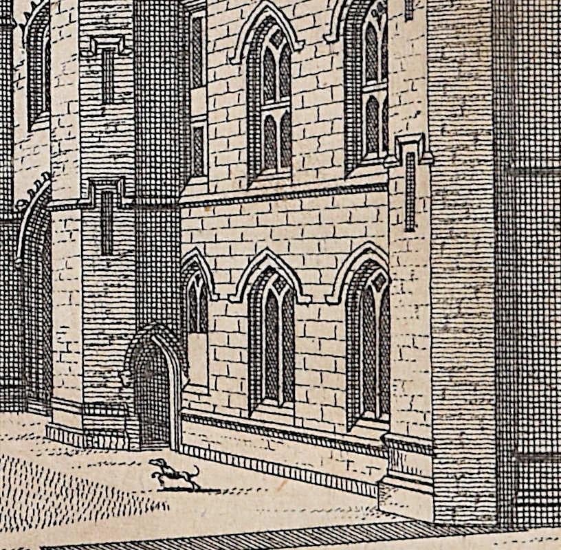 King's College, Cambridge, Kupferstich Pieter van der Aa nach David Loggan iv im Angebot 1
