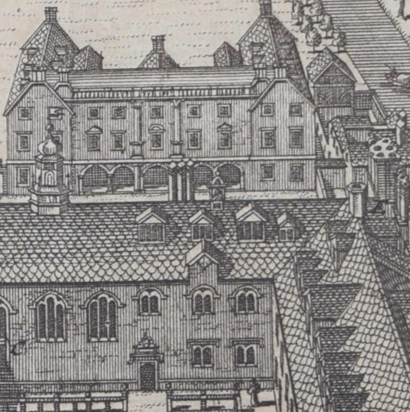 Pieter van der Aa (1659 - 1733), after David Loggan (1634 - 1692)
Magdalene College, Cambridge
Engraving
12 x 16 cm

An eighteenth-century view of Magdalene College, Cambridge, engraved by Pieter van der Aa after David Loggan, the noted engraver,