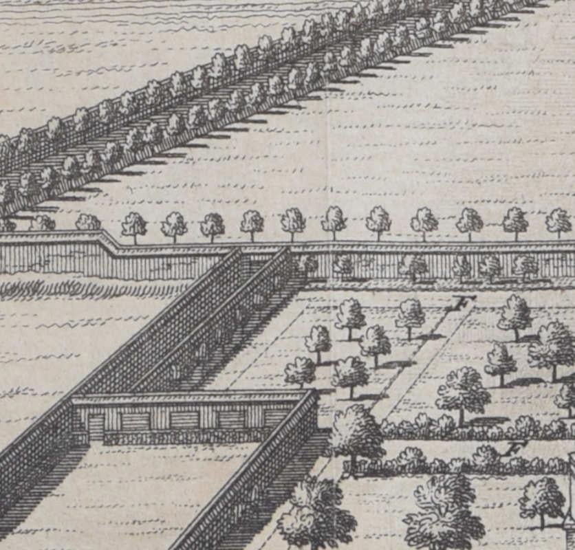 Magdalene College, Cambridge engraving Pieter van der Aa after David Loggan For Sale 2