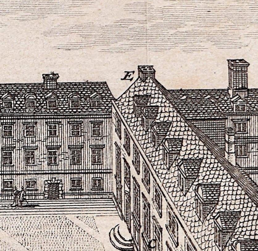 St Catharine's, Cambridge engraving Pieter van der Aa after David Loggan For Sale 1
