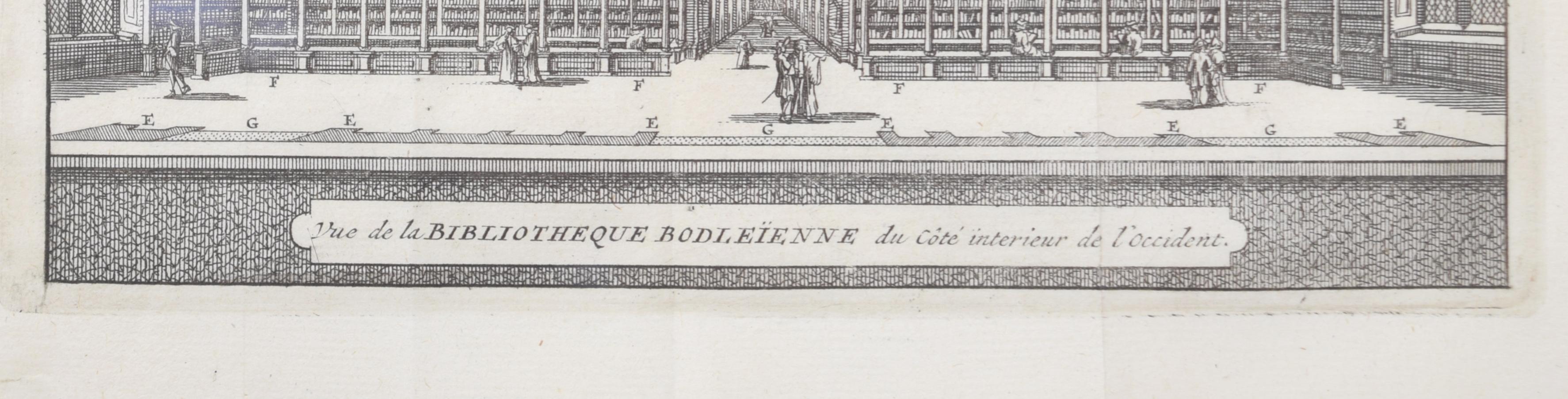 The Bodleian Library, Oxford University by Pieter van der Aa after David Loggan - Realist Print by Pieter Van Der Aa