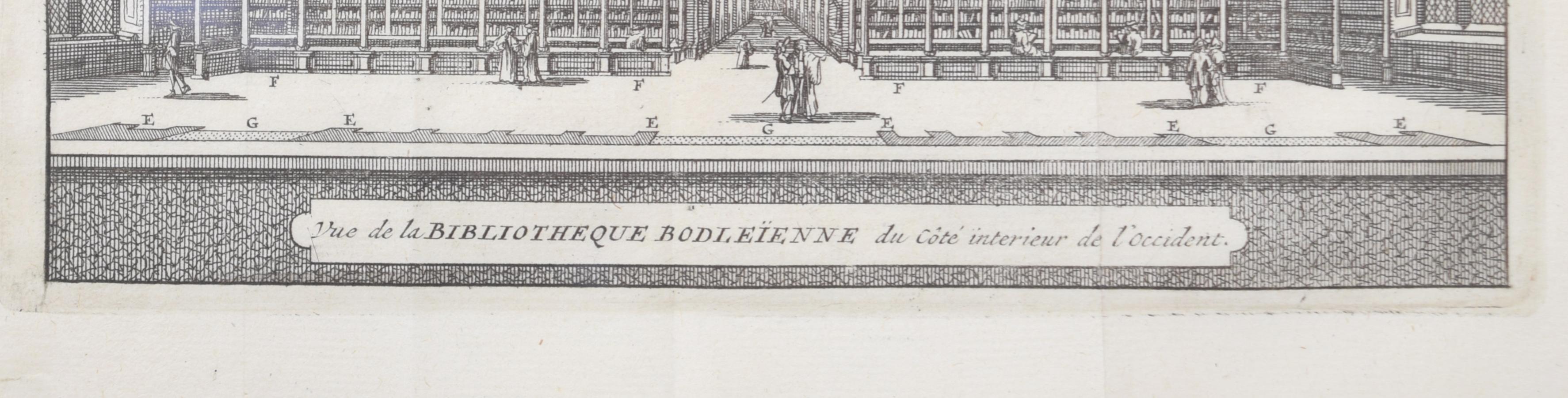La Biblioteca Bodleiana, Università di Oxford di Pieter Van der Aa dopo David Loggan - Print Realismo di Pieter Van Der Aa