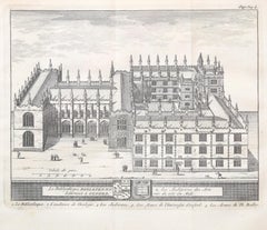 The Bodleian Library, Oxford University by Pieter van der Aa after David Loggan