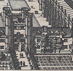 Trinity College, Cambridge engraving Pieter van der Aa after David Loggan iv