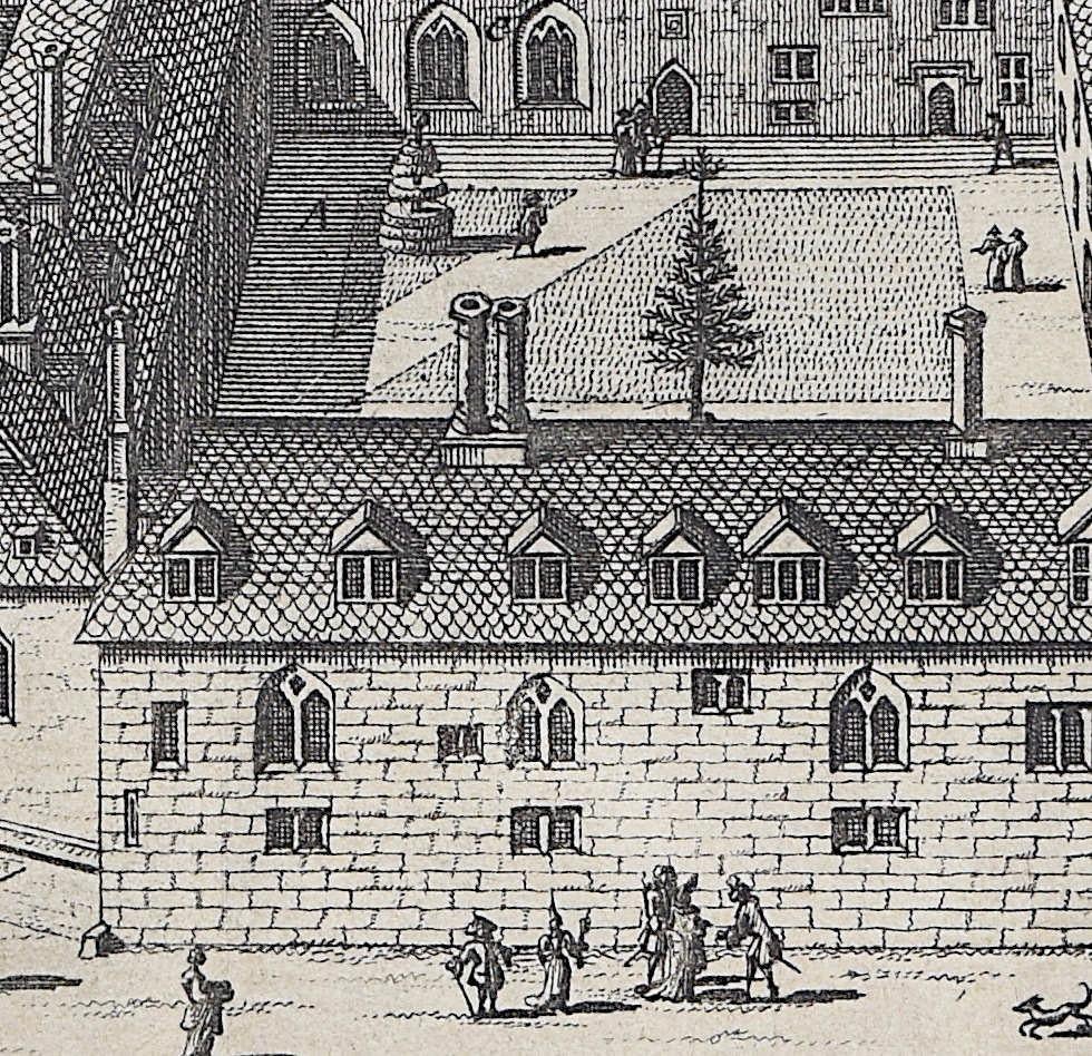 Pieter van der Aa (1659 - 1733), after David Loggan (1634 - 1692)
Trinity College, Cambridge
Engraving
12 x 16 cm

An eighteenth-century view of Trinity College, Cambridge, engraved by Pieter van der Aa after David Loggan, the noted engraver,