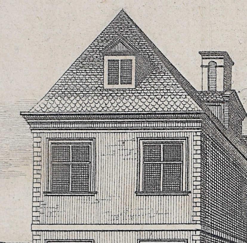 Pieter van der Aa (1659 - 1733), after David Loggan (1634 - 1692)
Trinity College, Cambridge
Engraving
12 x 16 cm

An eighteenth-century view of the Bishop's Hostel in Trinity College, Cambridge, engraved by Pieter van der Aa after David Loggan, the