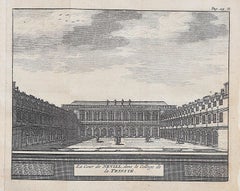 Trinity College, Cambridge Grabado de Pieter Van Der Aa según David Loggan ii